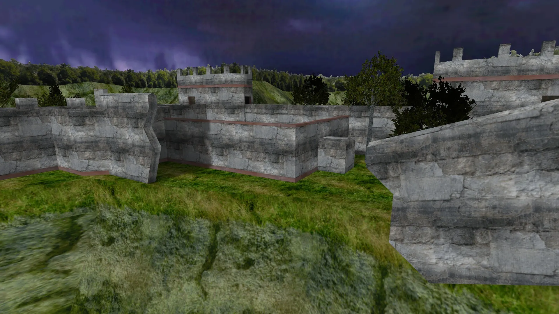 de_cliffcastle для CS 1.6: обзор карты, точки, прохождение, .nav и оптимизация — скриншот 16