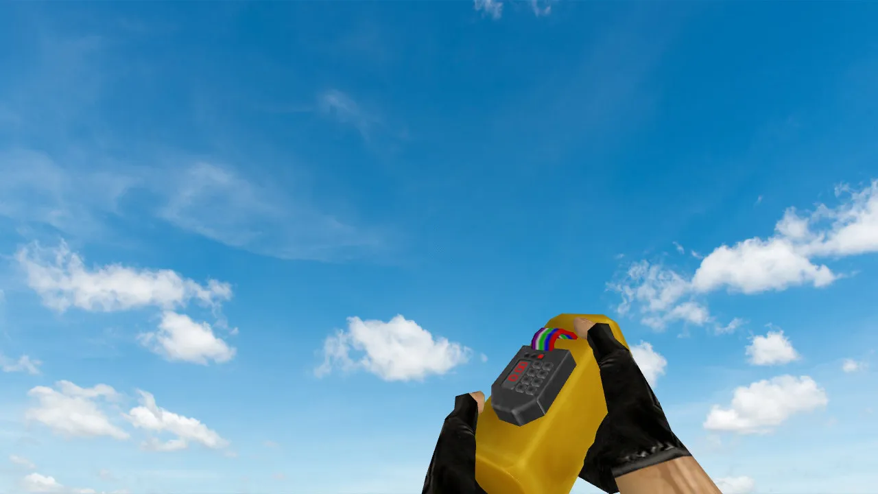 Скачать Пак моделей оружия «Gold Weapons Pack V3» для CS 1.6: v_ p_ w_ модели, звуки, анимация осмотра - Скриншот