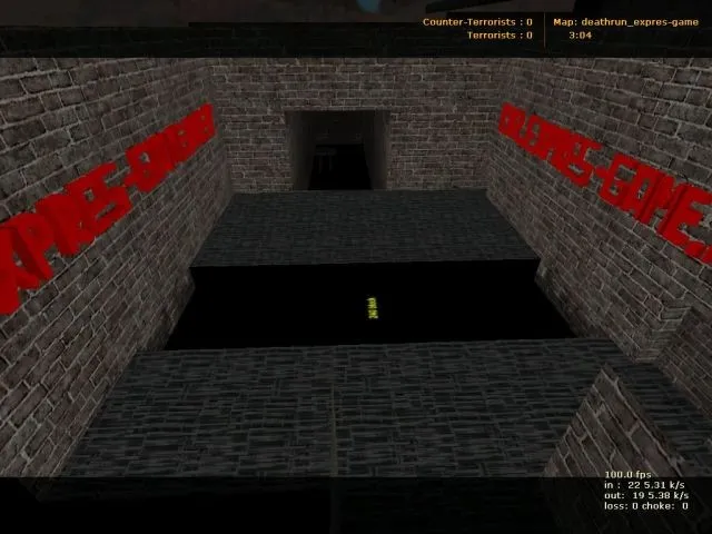 Скачать deathrun_expres-game для CS 1.6: карта deathrun, точки, маршруты и настройка сервера - Скриншот