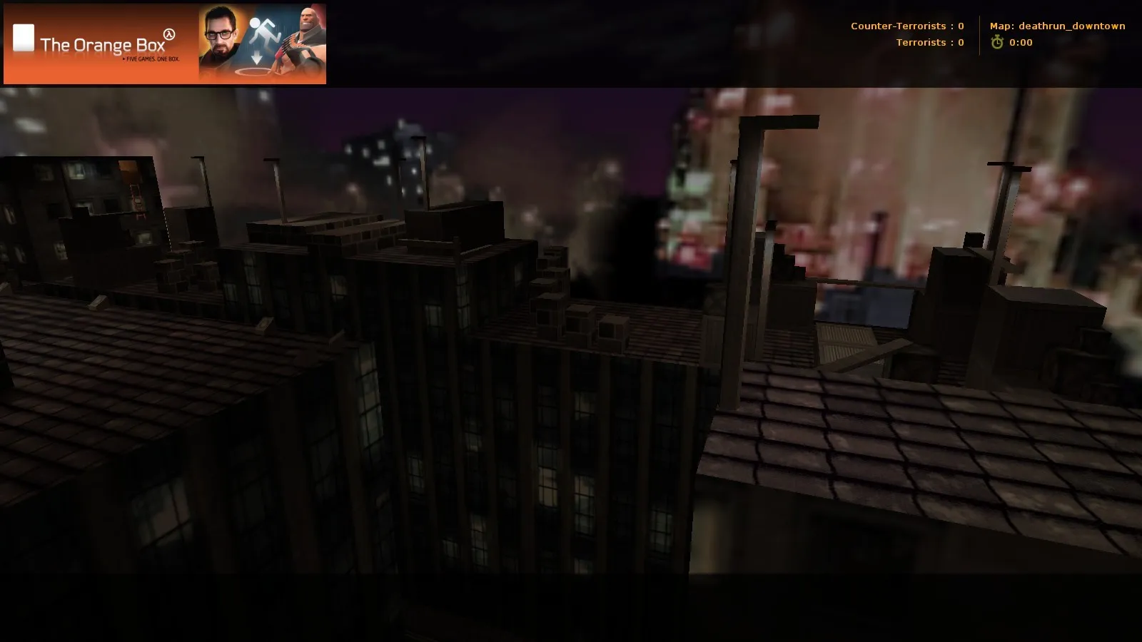 Скачать Карта deathrun_downtown для CS 1.6: deathrun, раунды с ловушками и тактика для CT/T - Скриншот