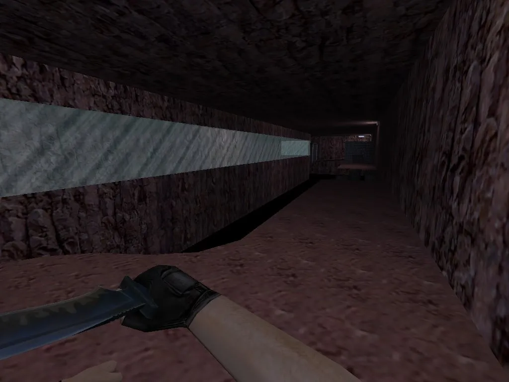 Скачать deathrun_mountains — карта для CS 1.6: точки за ТТ, ловушки и спавн, .nav для ботов - Скриншот