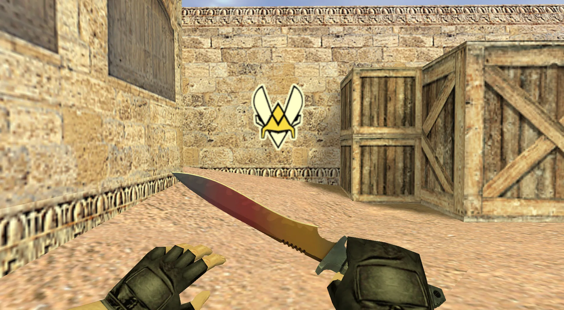 Скачать Граффити «Vitality Logo» для CS 1.6 - Киберспорт и стиль в игре - Скриншот