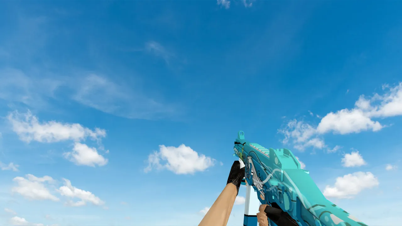 Скачать Модель «UMP-45 Sealife» для CS 1.6 - Качество и Уникальность - Скриншот