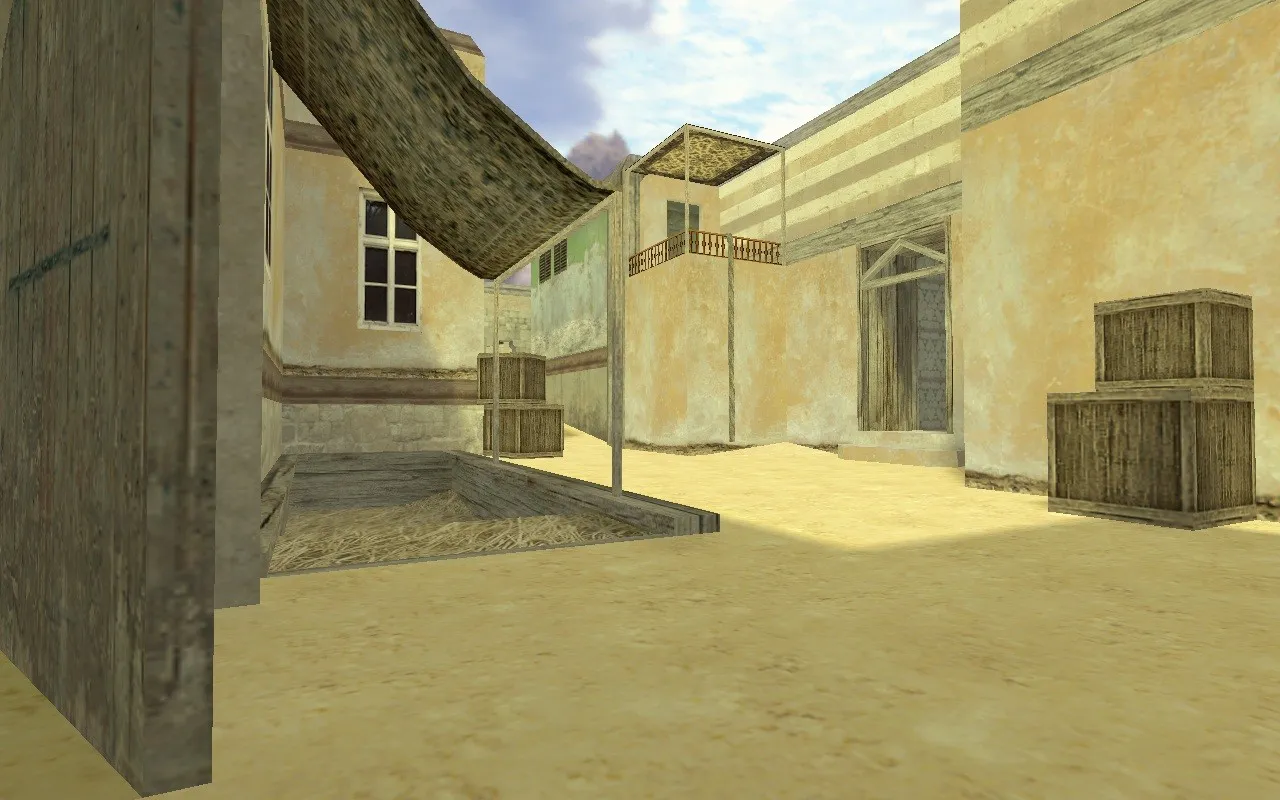 Скачать Карта de_hell_2013 для CS 1.6: точки, раунды, .nav, оптимизация и настройка ботов - Скриншот