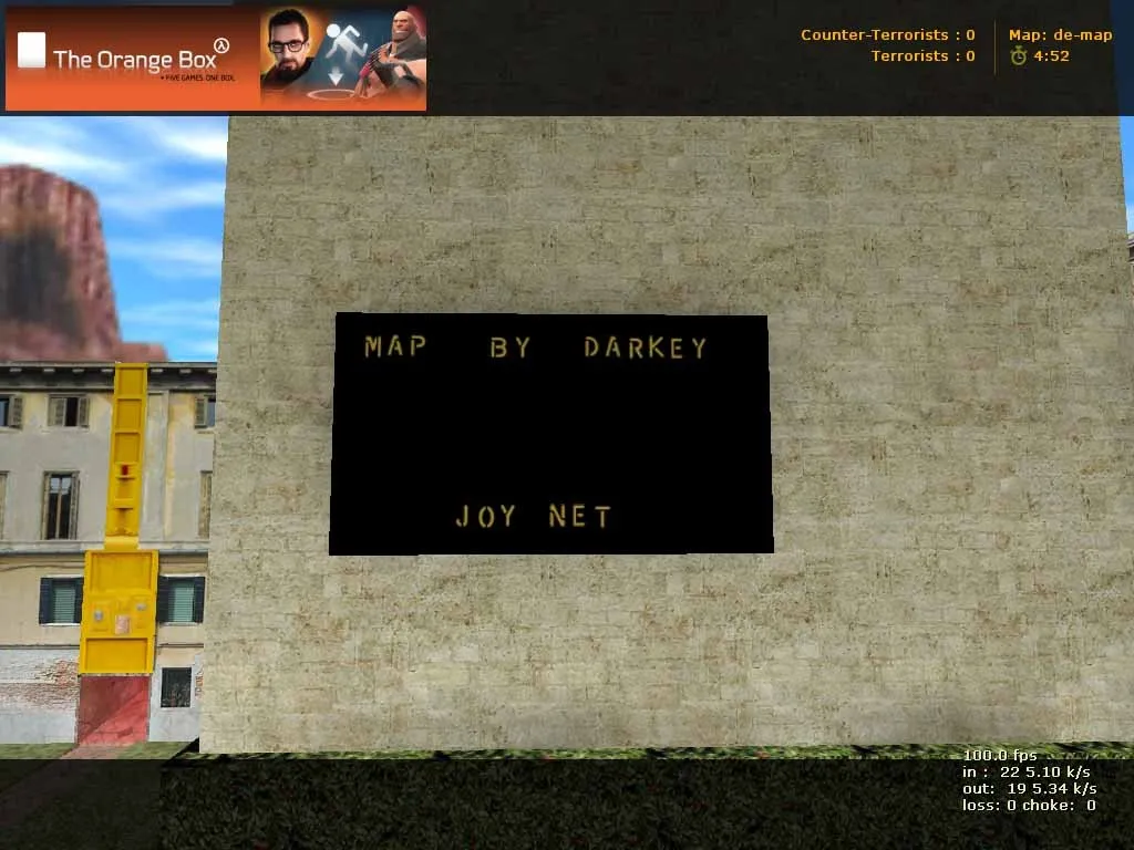 Скачать Карта de_joy-net для CS 1.6: Тактика и особенности - Скриншот