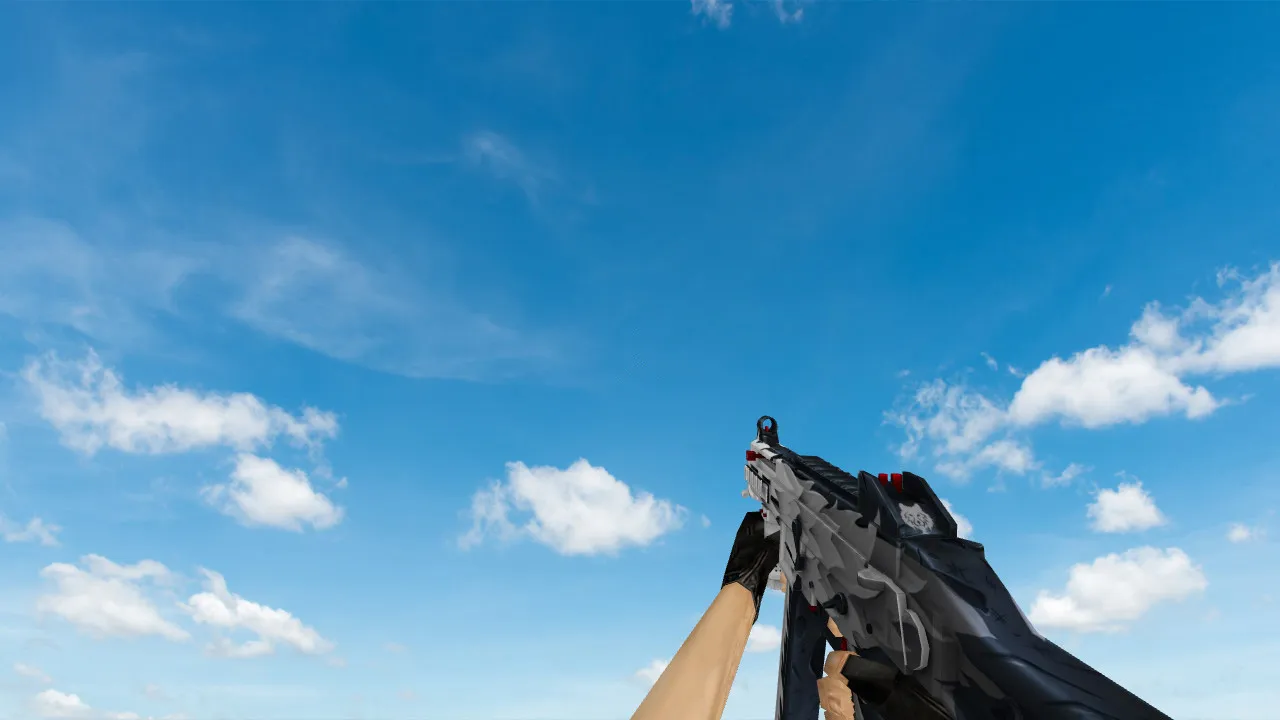 Скачать Модель «UMP-45 White Fang» для CS 1.6 - качественные текстуры и анимации - Скриншот