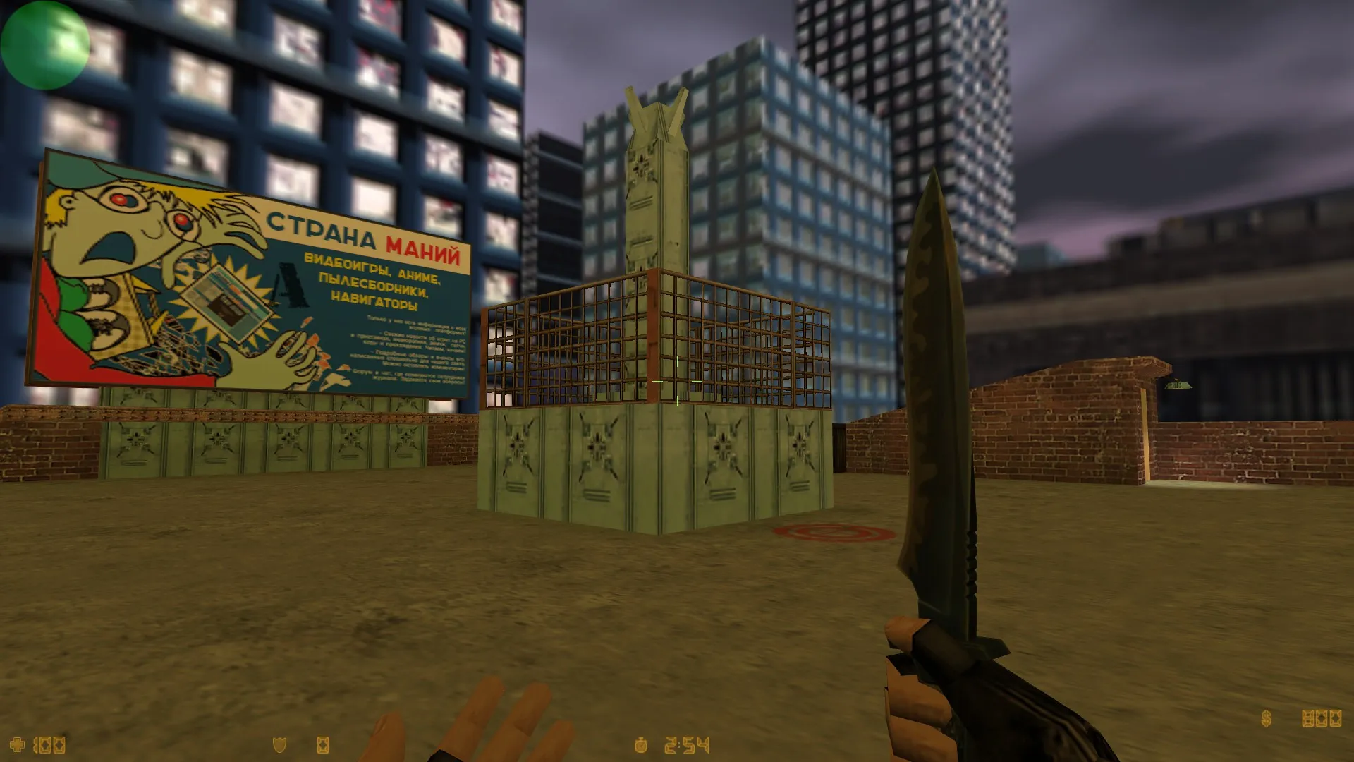 Карта de_roof_last_build для CS 1.6 - Тактические особенности и описание — скриншот 6