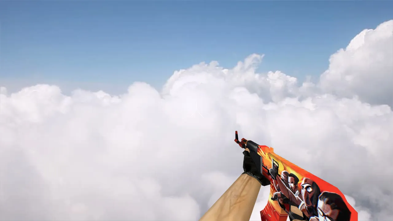 Скачать Модель «Default AK-47 Propaganda» v_ и p_ для CS 1.6: звуки, осмотр, текстуры, качество - Скриншот