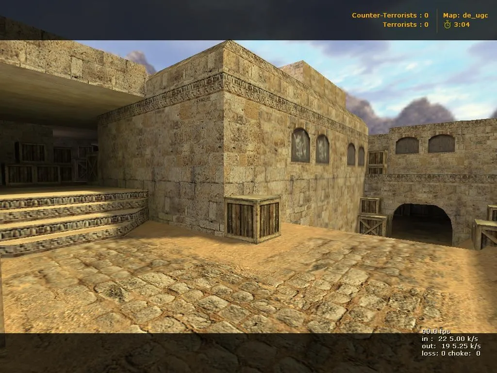 Скачать de_dust2x2_extended — расширенная DE карта для CS 1.6: точки, ротации, .nav и оптимизация - Скриншот