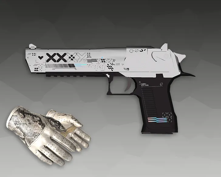 Скачать Deagle «Поток информации» для CS 1.6 - Уникальный скин - Скриншот