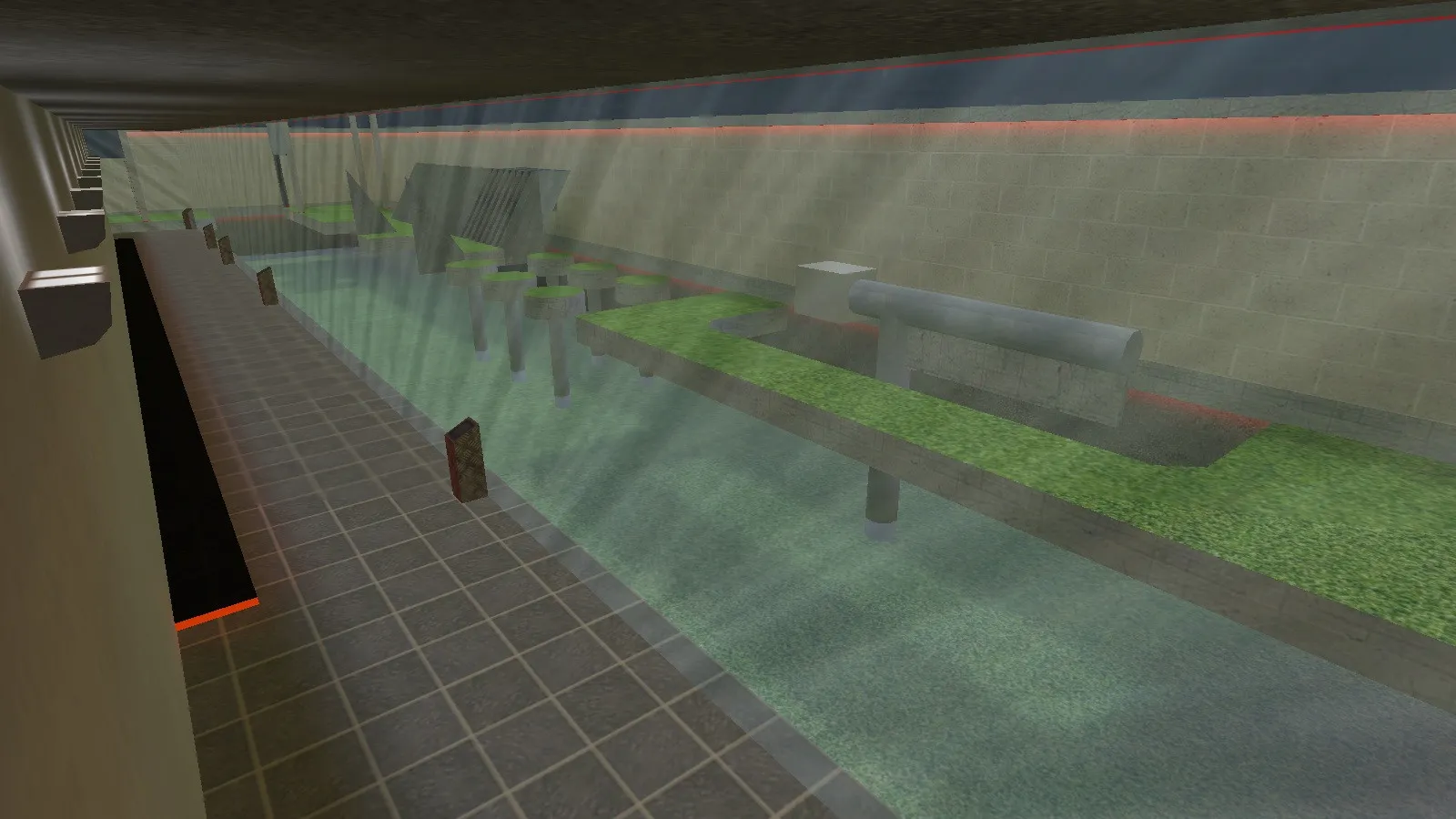 deathrun_friday3_rmk для CS 1.6: карта deathrun, точки, маршруты, .nav и оптимизация wpoly/epoly — скриншот 17