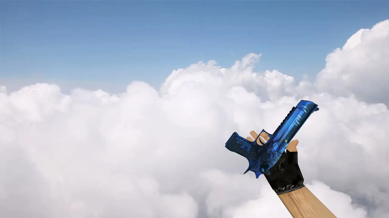 Скачать Модель «Deagle Ice Dragon» для CS 1.6: уникальная текстура и анимация - Скриншот