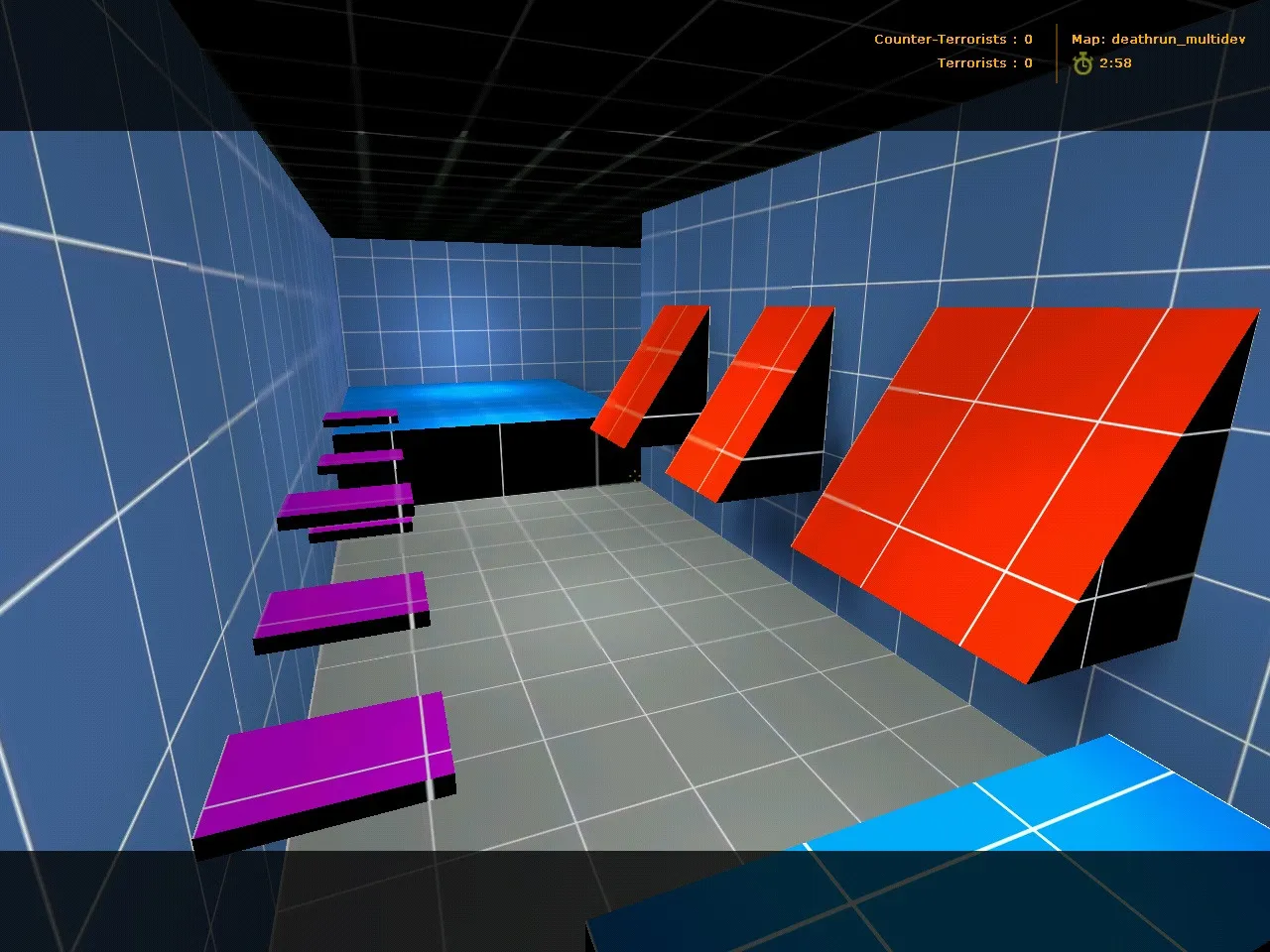 deathrun_multidev карта для CS 1.6: точки прохождения, баланс сторон, .nav и оптимизация — скриншот 4