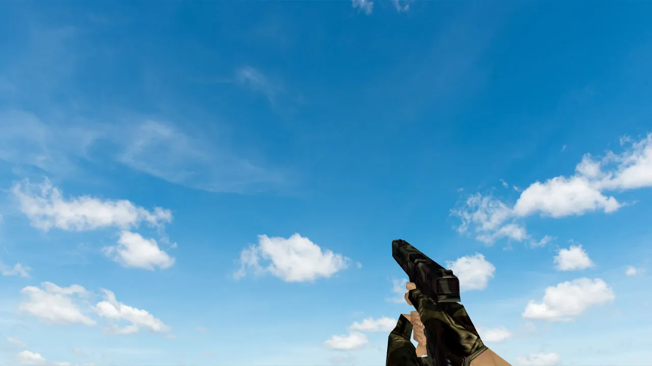 Пак моделей оружия «Полный пак камуфляж оружия» для CS 1.6: v_, p_, w_ модели, звуки, анимация осмотра — скриншот 12