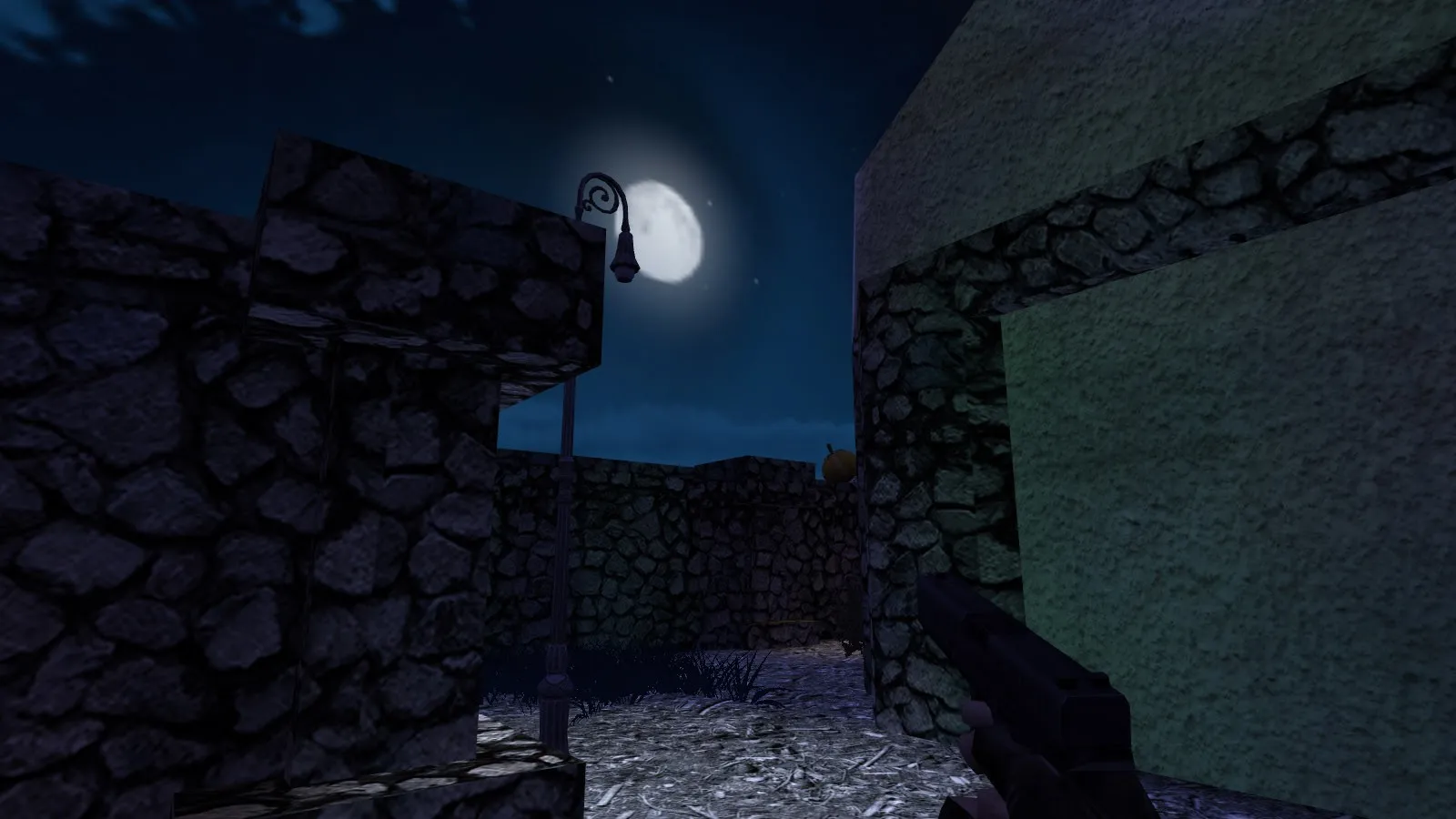 Карта de_halloween_night для CS 1.6: баланс сторон, точки, .nav для ботов, оптимизация wpoly/epoly — скриншот 7