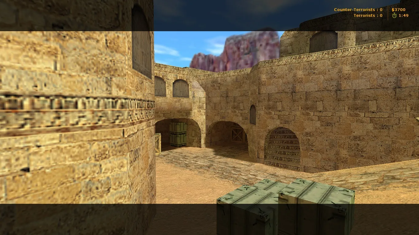 Скачать de_dust2_kso для CS 1.6: карта, точки, .nav и оптимизация wpoly/epoly - Скриншот