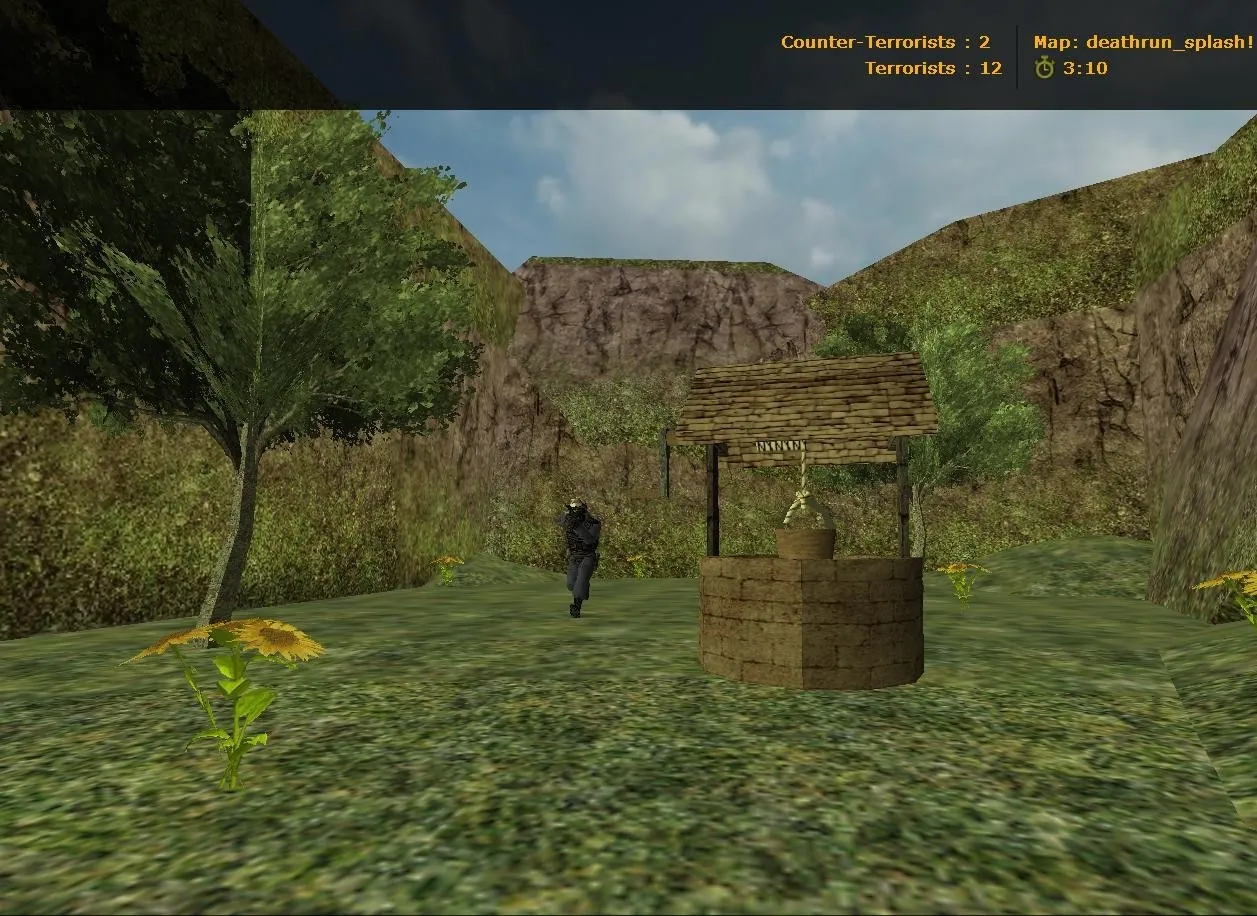 deathrun_splash! для CS 1.6: карта с ловушками, точками и .nav для ботов — скриншот 8