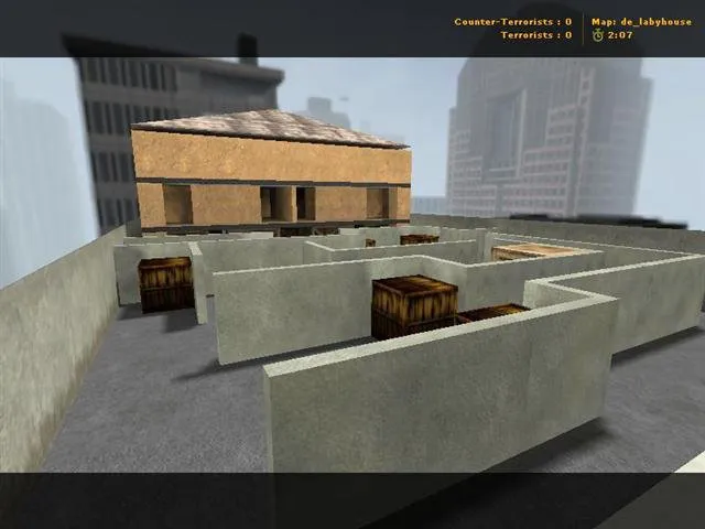 Скачать Карта de_labyhouse для CS 1.6 - Идеальная тактика и геймплей - Скриншот