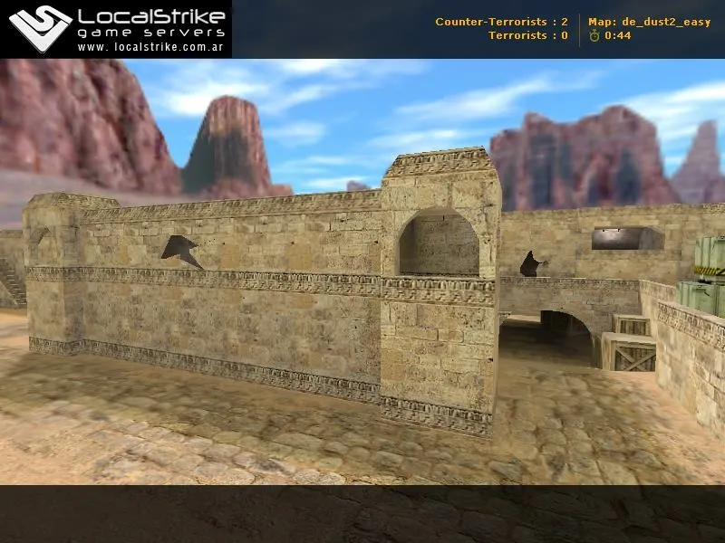 de_dust2_easyoa — DE карта для CS 1.6: точки, маршруты, .nav, оптимизация и боты — скриншот 6