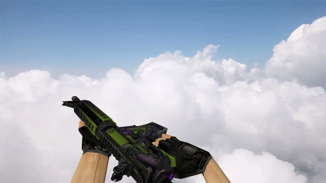 Модель M4A4 Reset v_m4a1 p_m4a1 w_m4a1 для CS 1.6: звуки, анимация осмотра, текстуры и настройка — скриншот 2