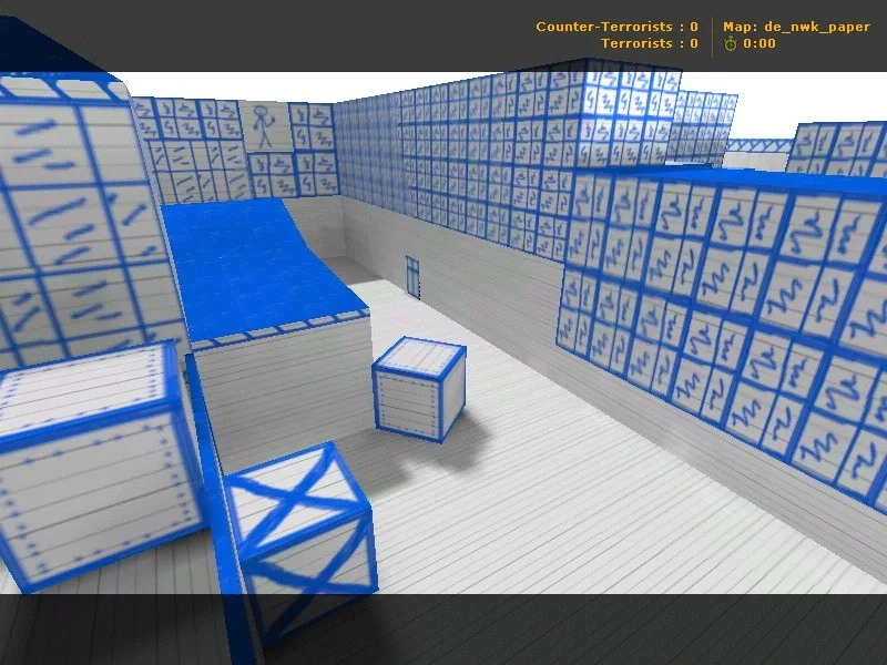Скачать Карта de_nwk_paper для CS 1.6: Тактические возможности и оптимизация - Скриншот