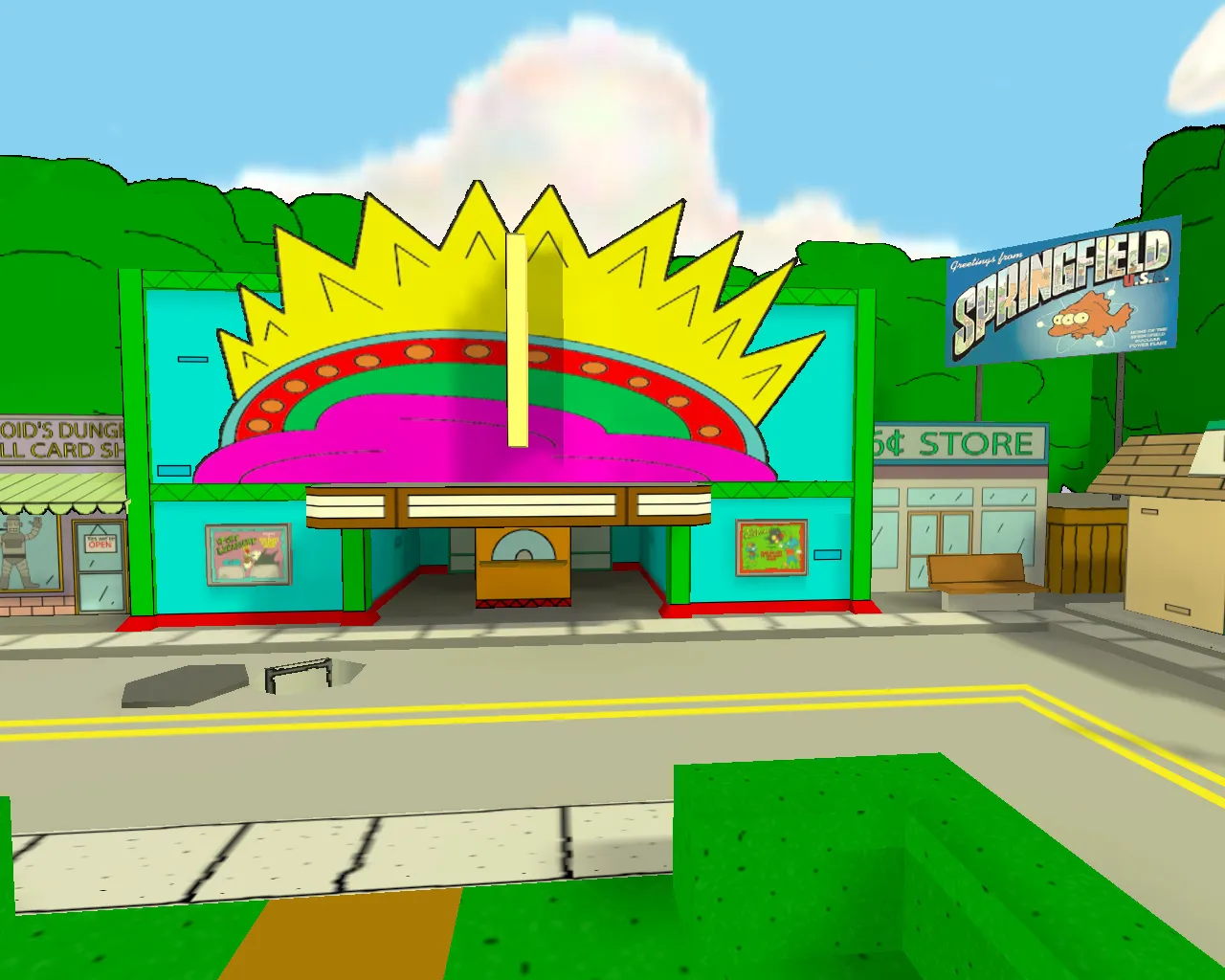 Карта de_simpsons для CS 1.6: Тактические нюансы и детали — скриншот 2