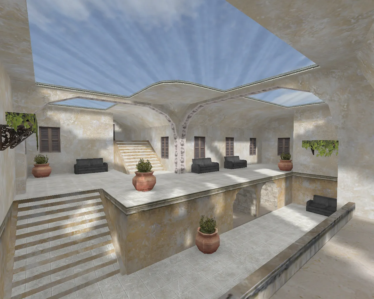 Скачать Карта «cs_skylight» для CS 1.6: точки, маршруты, оптимизация и настройка сервера - Скриншот