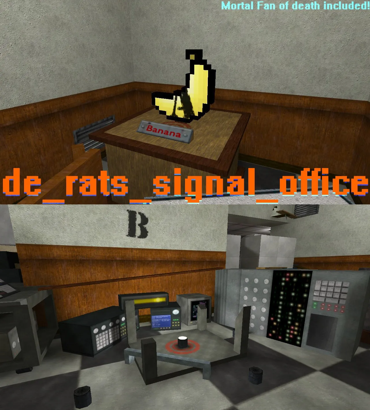 Карта de_rats_signal_office для CS 1.6: Тактические возможности и детали — скриншот 10