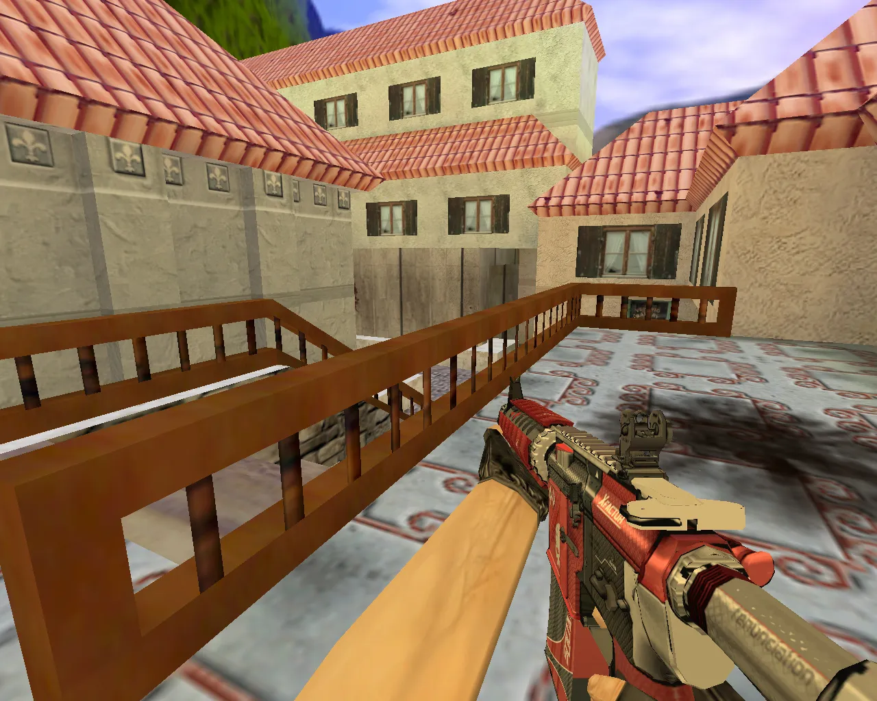 Скачать aim_italy для CS 1.6 — прицеливание, спавн ботов, точки для тренировки и стабильный FPS - Скриншот