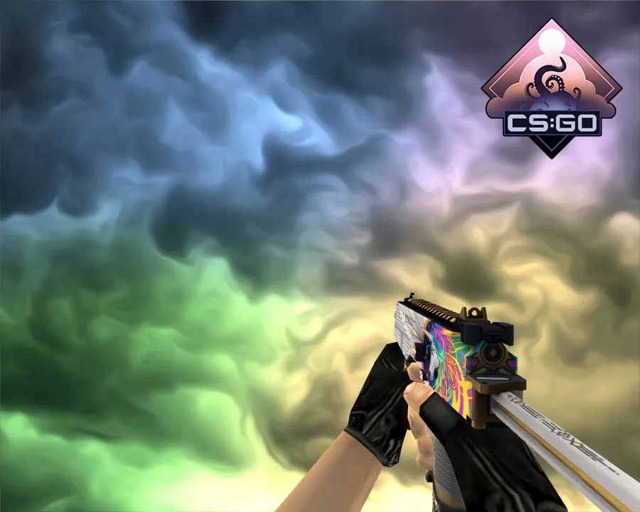 Скачать MP9 | Звёздный защитник для CS 1.6 - Оружие с уникальным стилем - Скриншот