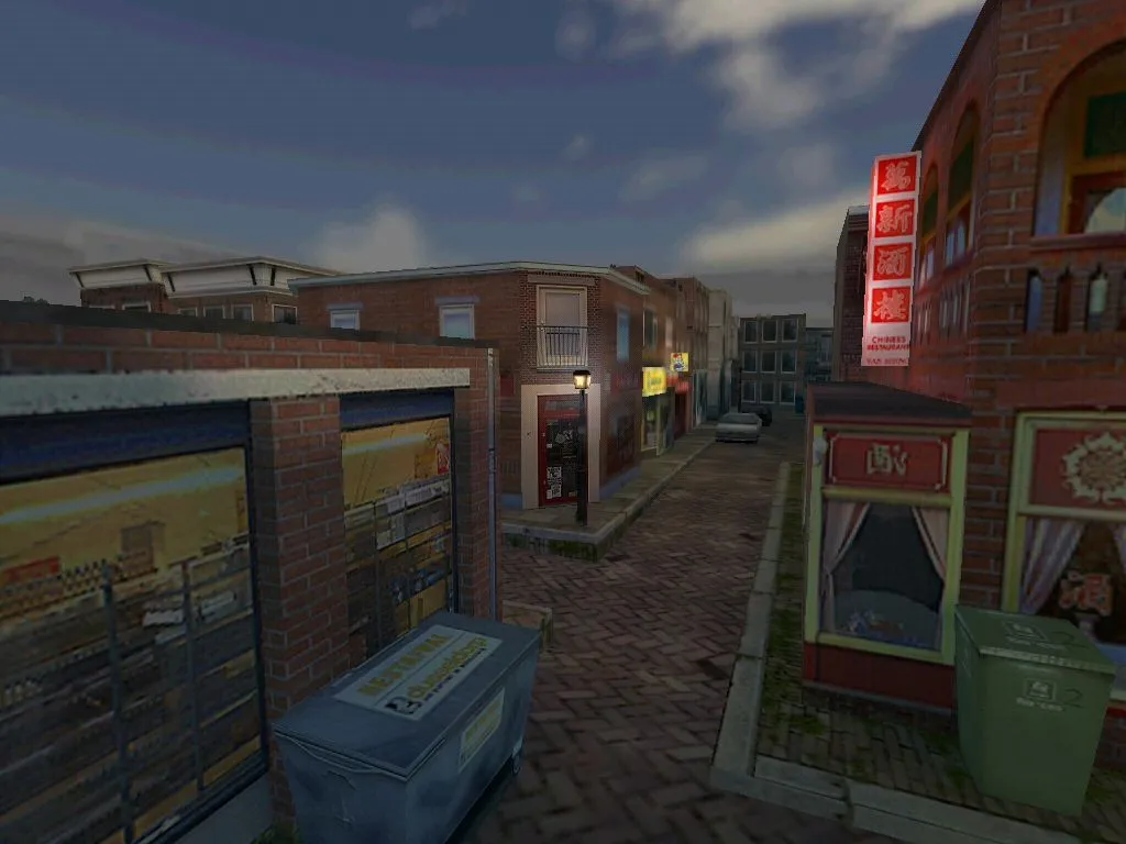 Скачать de_downtown для CS 1.6: установка карты, .nav для ботов, оптимизация и настройки сервера - Скриншот