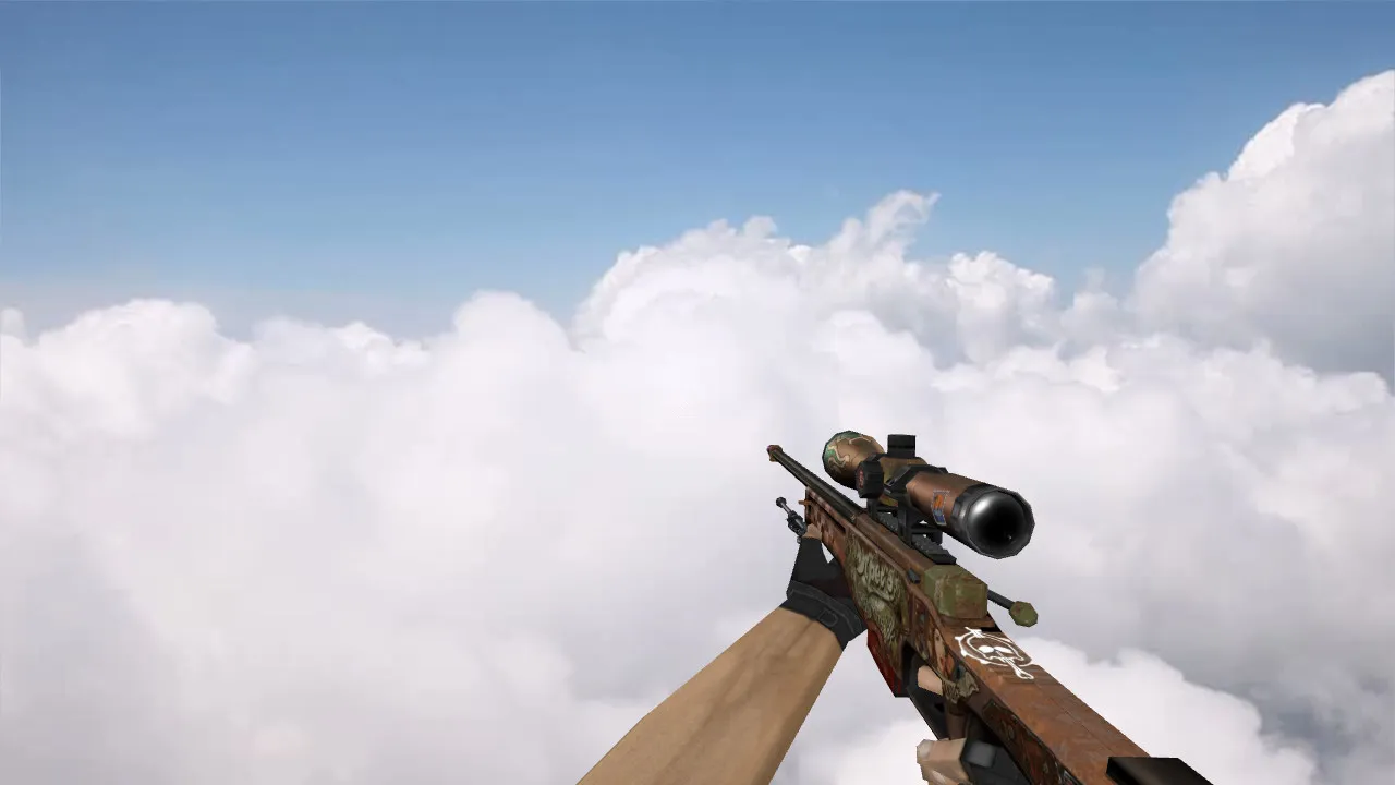 Скачать Модель «AWP Road Warrior» для CS 1.6 — Оружие с уникальным дизайном - Скриншот