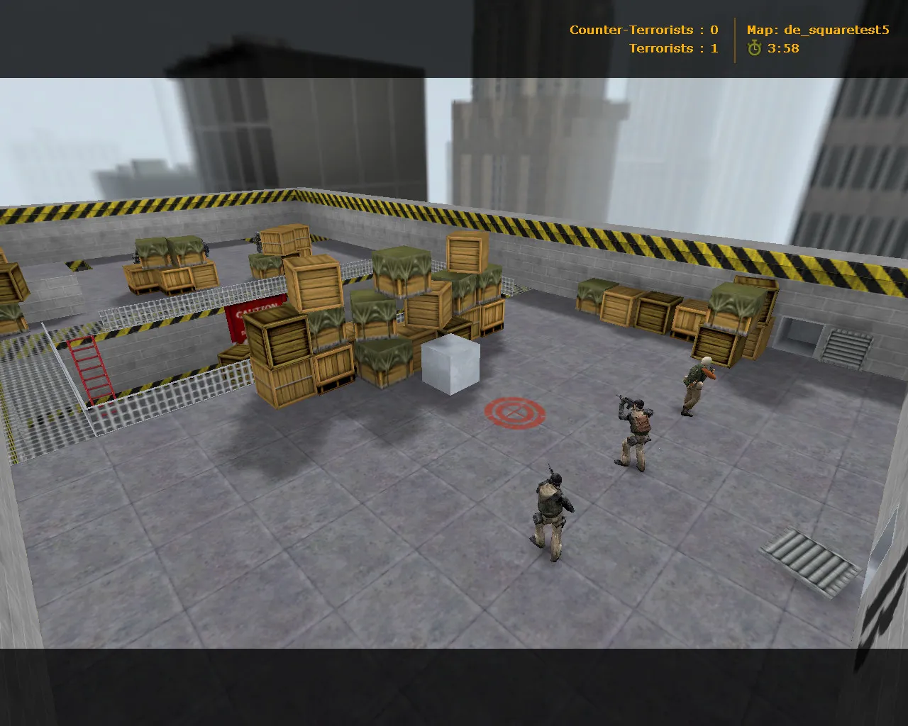 Скачать Карта de_squaretest5 для Counter-Strike 1.6: тактика и особенности - Скриншот