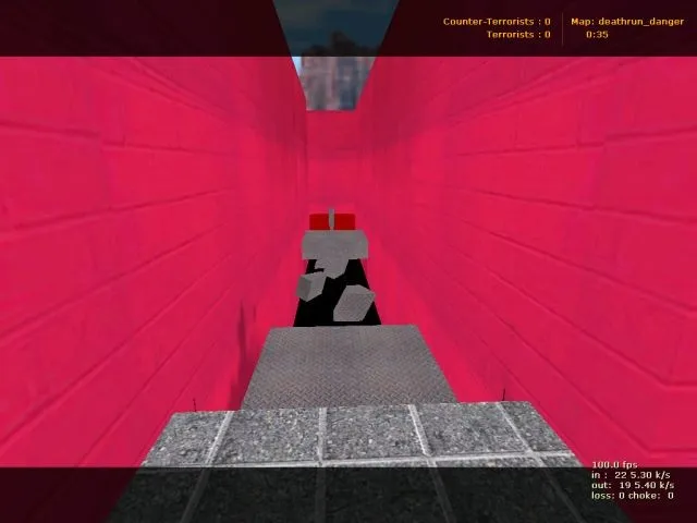 Скачать карту deathrun_danger для CS 1.6: трамплины, ловушки, точки, .nav и оптимизация под сервер — скриншот 7