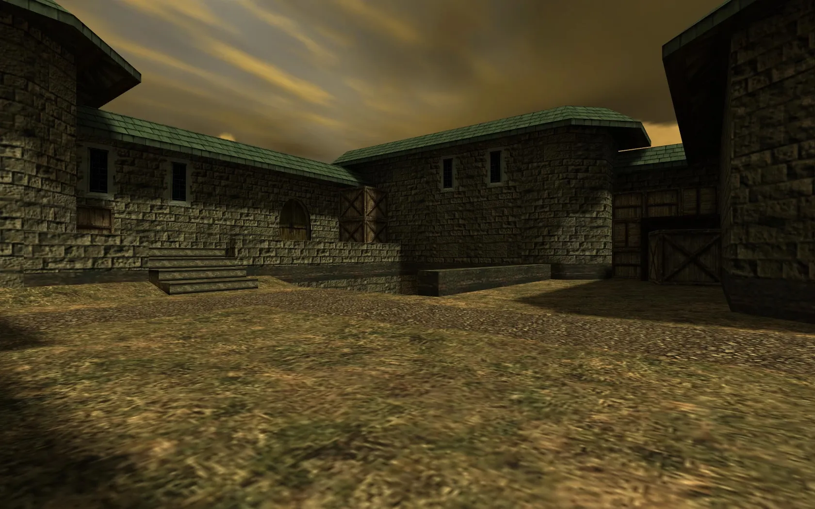 Скачать Карта de_dust2_storm для CS 1.6: баланс сторон, точки, .nav для ботов, оптимизация wpoly/epoly - Скриншот