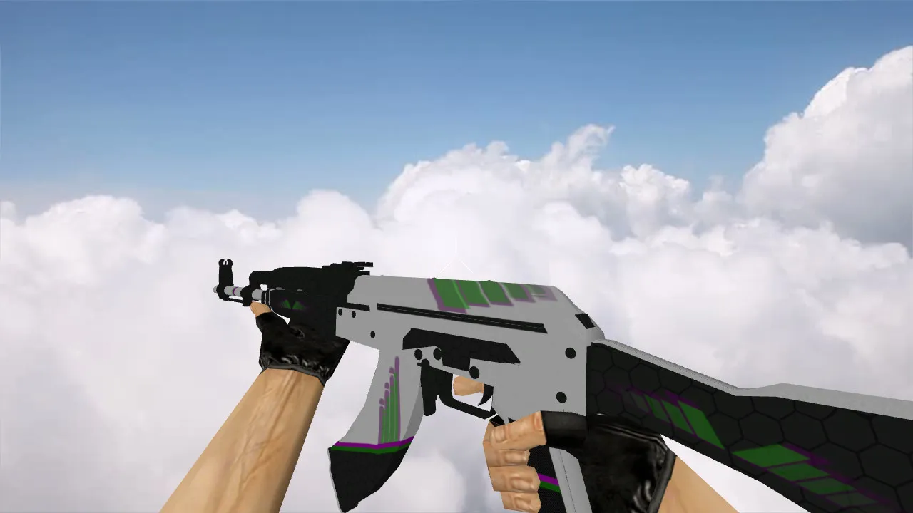 Скачать v_ak47 Sport и p_ak47 Sport: модель «AK-47 Sport» для CS 1.6 с звуками, осмотром и качественными текстурами - Скриншот