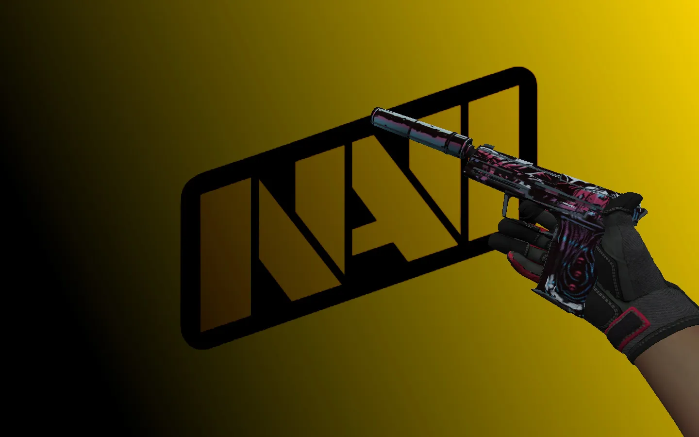 electronic Inventory для CS 1.6: пак моделей оружия и перчаток Natus Vincere Денис electronic, с осмотром и звуками USP-S — скриншот 7