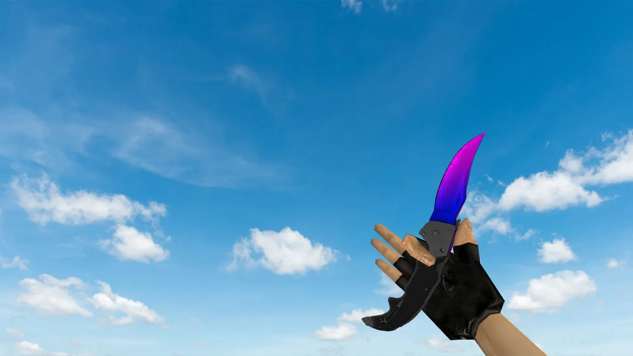 Скачать Модель «Falchion Redux» v_knife_p модель ножа для CS 1.6: звуки, анимация осмотра, текстуры - Скриншот