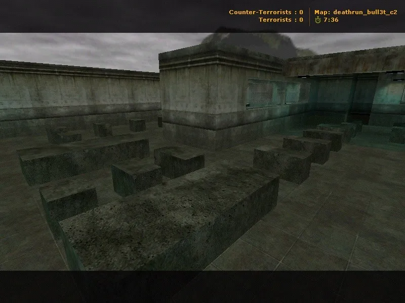 Скачать deathrun_bull3t_c2 — карта deathrun для CS 1.6: раунды, точки, .nav, оптимизация и настройка - Скриншот