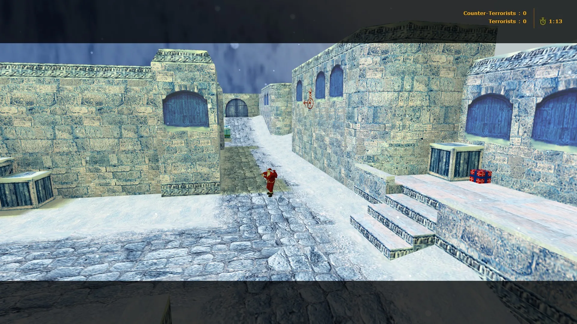 Скачать de_dust2_xmas_2013 для CS 1.6: карта DE Dust2 2013, точки, .nav и оптимизация - Скриншот