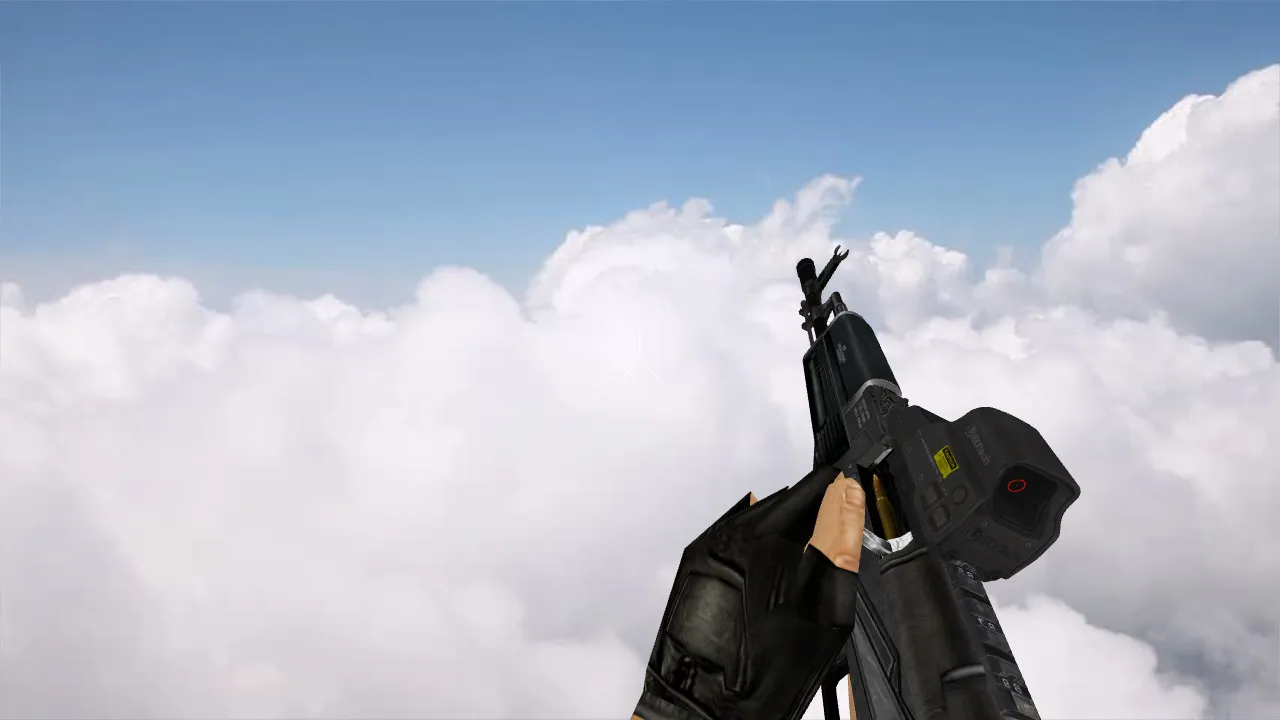 Модель «AK-103 Eotech EXPS3» для CS 1.6 - Высококачественная замена — скриншот 3