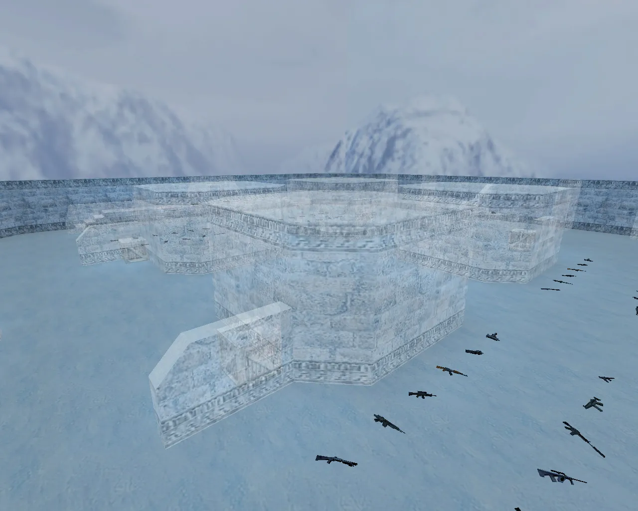 Скачать fy_snow_wh — карта FY для CS 1.6: баланс сторон, тактика раундов и настройки сервера - Скриншот