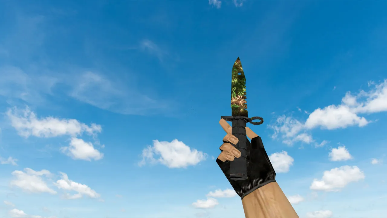 Скачать Модель ножа v_ и p_ M9 Bayonet Fury of Apollo для CS 1.6: звуки, анимация осмотра, качественные текстуры - Скриншот