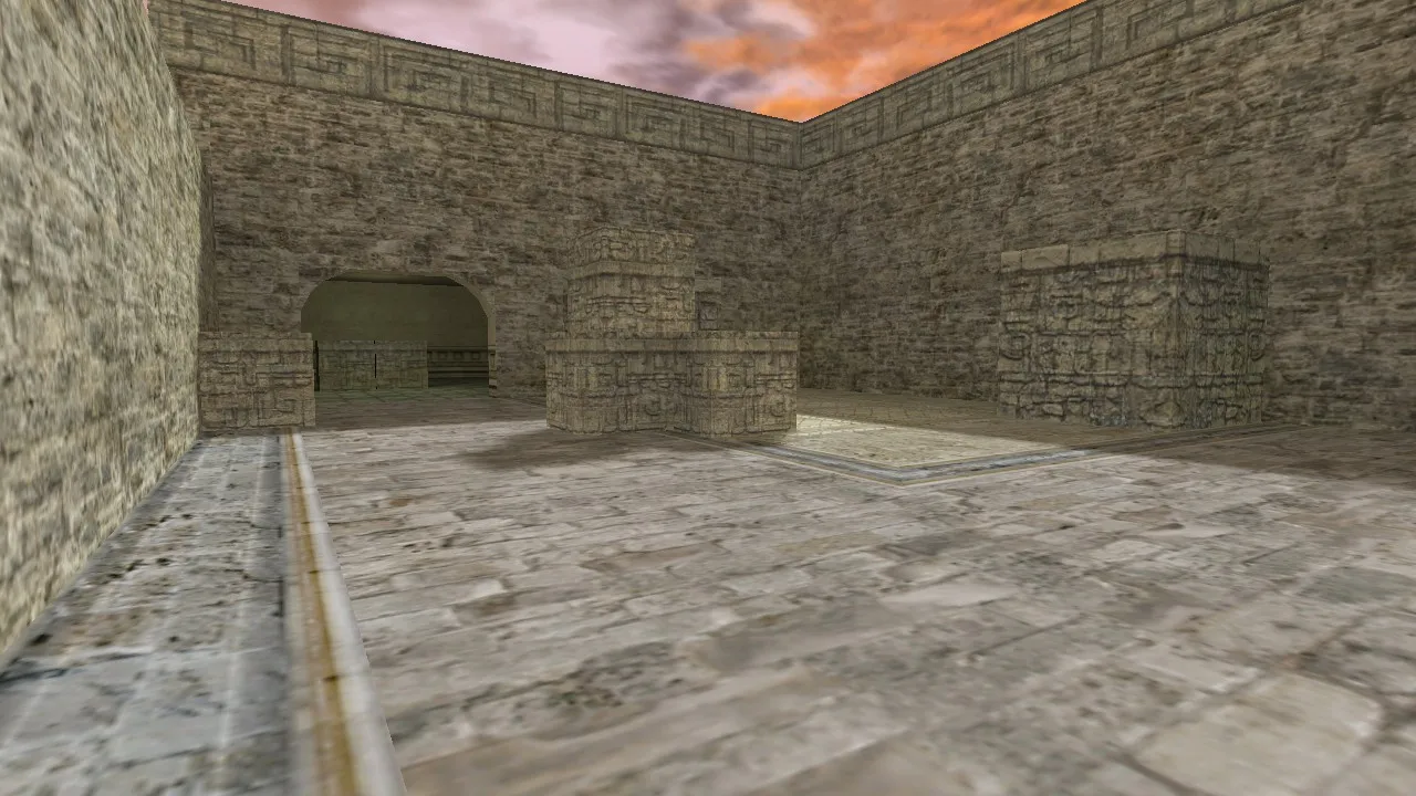Скачать Карта de_nobreath для CS 1.6: тактика и особенности - Скриншот