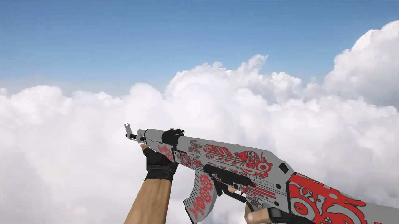Скачать Модель АК-47 Gear для CS 1.6 - Оружие с уникальным дизайном - Скриншот
