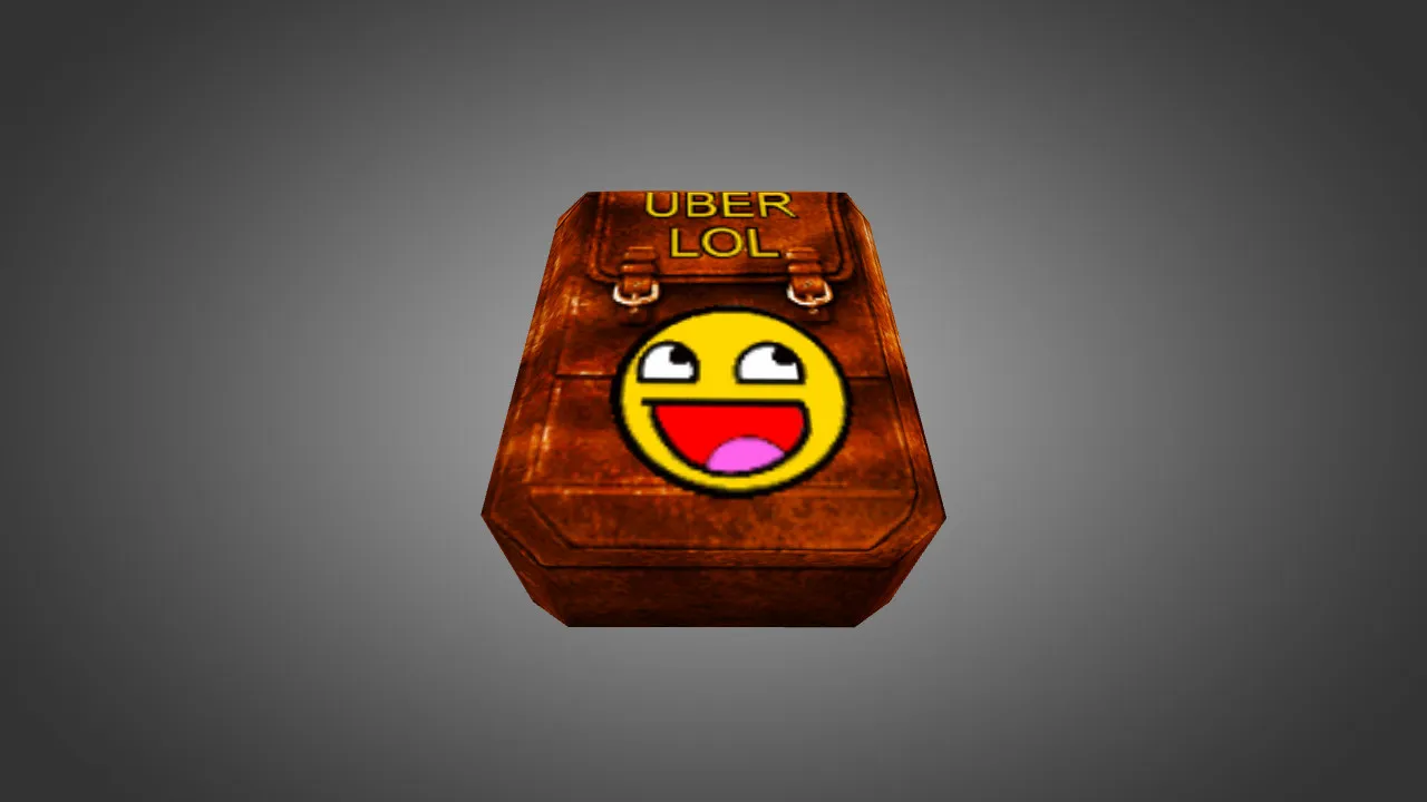 Скачать Модель «Uber LOL Backpack» для CS 1.6: v_/p_/w_ модели, звуки, анимация осмотра, текстуры и настройка - Скриншот