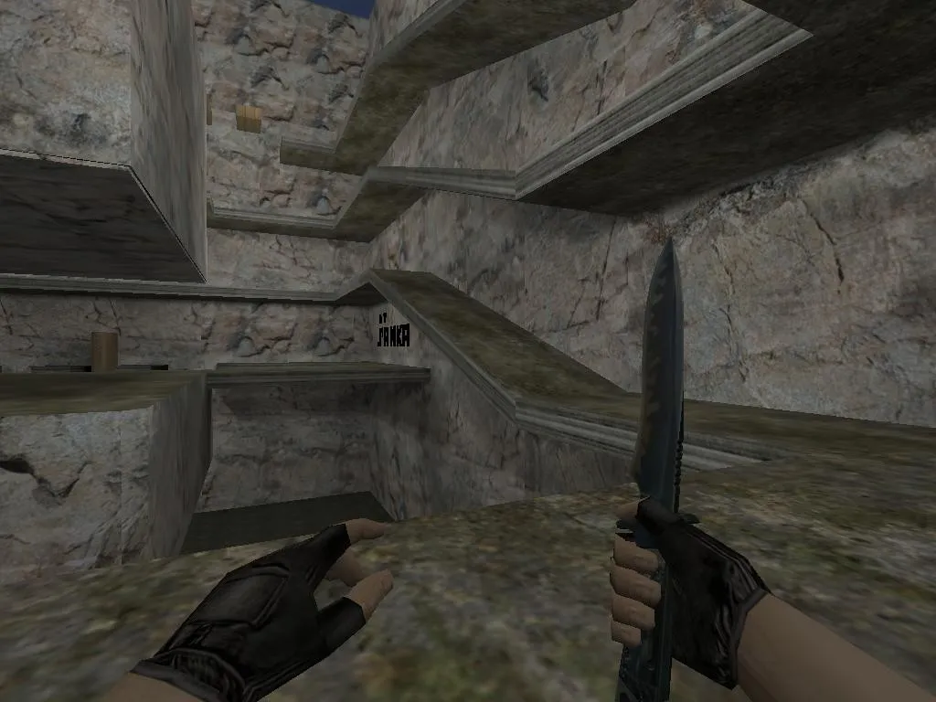 Скачать deathrun_p6lva2_final для CS 1.6: карта Deathrun, точки, тактика и запуск без проблем - Скриншот