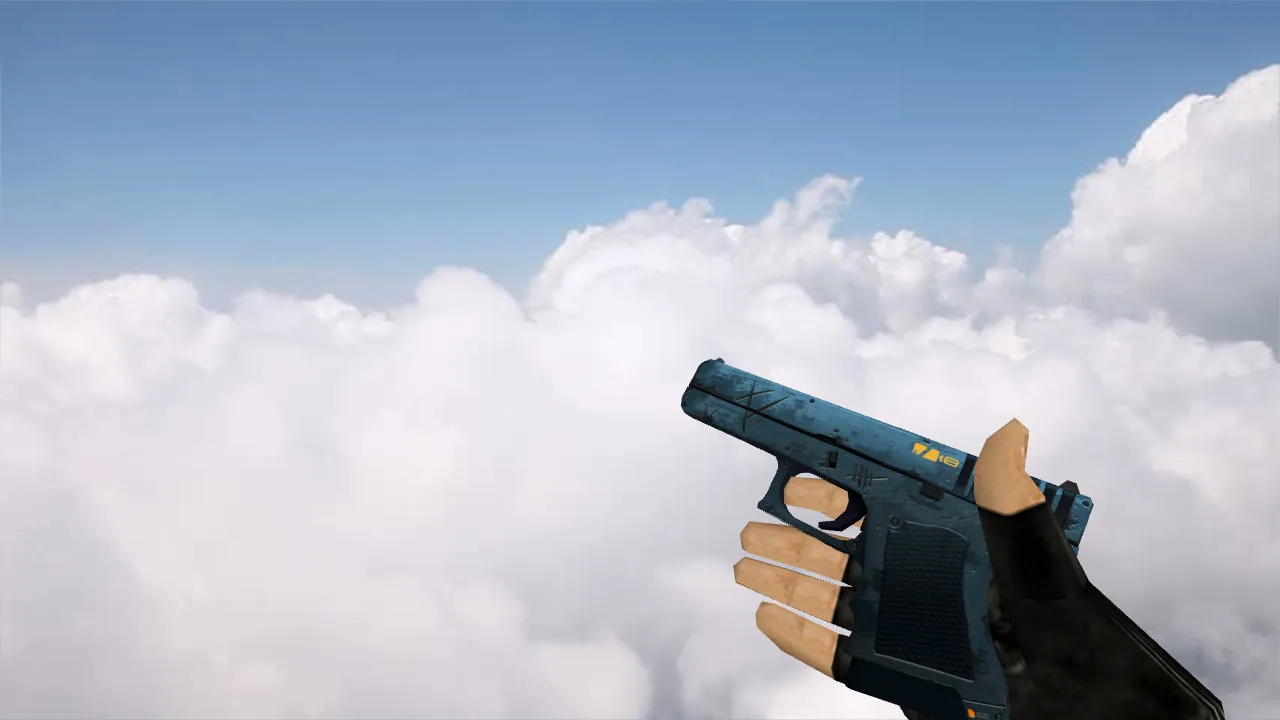 Модель Glock «Пришелец» для CS 1.6: уникальный стиль и качество — скриншот 1