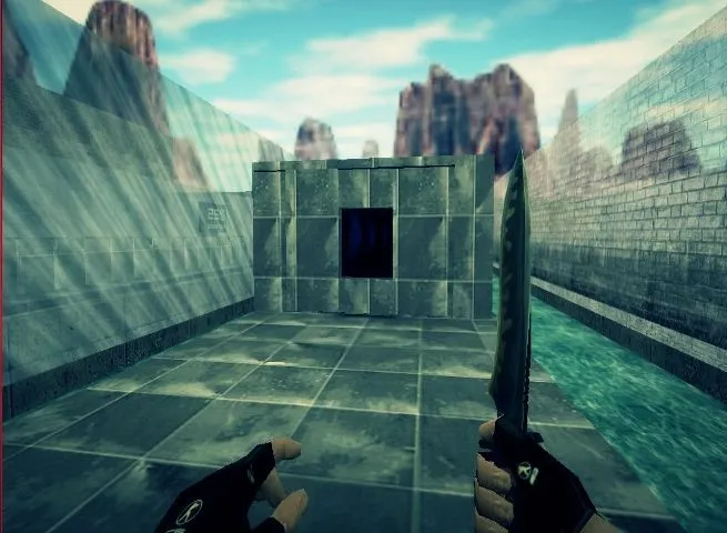 Скачать deathrun_humanly_free — deathrun карта для CS 1.6: точки, ловушки, боты (.nav) и оптимизация - Скриншот