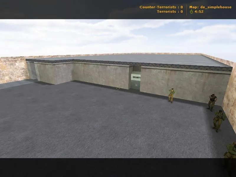 Скачать Карта de_simplehouse для CS 1.6 - Тактика и особенности - Скриншот